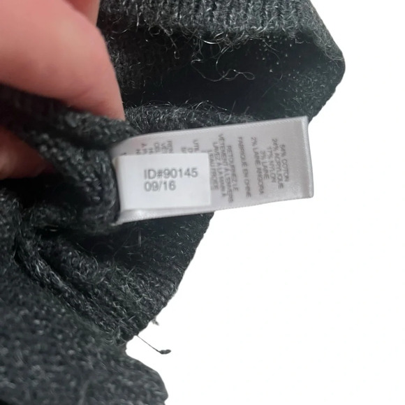 Express Mohair Grommet / Eyelet Detail Sweater - Charcoal Gray - Size Small - Picture 8 of 9